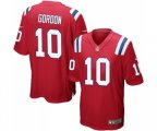 New England Patriots #10 Josh Gordon Game Red Alternate Football Jersey
