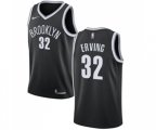 Brooklyn Nets #32 Julius Erving Swingman Black Road NBA Jersey - Icon Edition