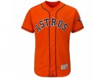 Houston Astros Majestic Alternate Blank Orange Flex Base Authentic Collection Team Jersey