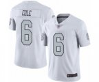 Oakland Raiders #6 A.J. Cole Limited White Rush Vapor Untouchable Football Jersey