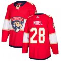 Florida Panthers #28 Serron Noel Authentic Red Home NHL Jersey