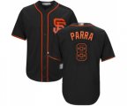 San Francisco Giants #8 Gerardo Parra Authentic Black Team Logo Fashion Cool Base Baseball Jersey