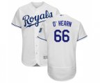 Kansas City Royals #66 Ryan O'Hearn White Flexbase Authentic Collection Baseball Jersey