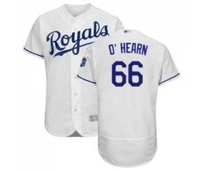Kansas City Royals #66 Ryan O\'Hearn White Flexbase Authentic Collection Baseball Jersey