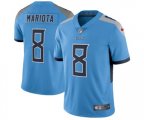 Tennessee Titans #8 Marcus Mariota Navy Blue Alternate Vapor Untouchable Limited Player Football Jersey