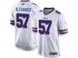 Buffalo Bills #57 Lorenzo Alexander Game White NFL Jersey