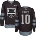 Los Angeles Kings #10 Tobias Rieder Authentic Black 1917-2017 100th Anniversary NHL Jersey