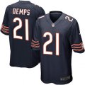 Chicago Bears #21 Quintin Demps Game Navy Blue Team Color NFL Jersey