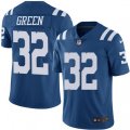 Indianapolis Colts #32 T.J. Green Limited Royal Blue Rush Vapor Untouchable NFL Jersey