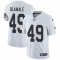 Oakland Raiders #49 Jamize Olawale White Vapor Untouchable Limited Player NFL Jersey