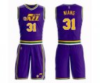 Utah Jazz #31 Georges Niang Swingman Purple Basketball Suit Jersey