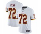 Washington Redskins #72 Donald Penn White Vapor Untouchable Limited Player Football Jersey
