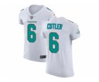 Miami Dolphins #6 Jay Cutler White Stitched NFL Vapor Untouchable Elite Jersey