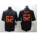 Los Angeles Chargers #52 Khalil Mack Black Fashion Limited Stitched Jersey