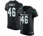 New York Jets #46 Neville Hewitt Black Alternate Vapor Untouchable Elite Player Football Jersey