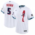 Atlanta Braves #5 Freddie Freeman Nike White 2021 MLB All-Star Game Replica Player Jersey