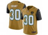 Jacksonville Jaguars #30 Corey Grant Limited Gold Rush Vapor Untouchable NFL Jersey