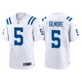 Indianapolis Colts #5 Stephon Gilmore White Stitched Game Jersey