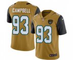 Jacksonville Jaguars #93 Calais Campbell Limited Gold Rush Vapor Untouchable Football Jersey