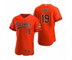 Baltimore Orioles Chris Davis Nike Orange Authentic 2020 Alternate Jersey