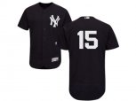 New York Yankees #15 Thurman Munson Navy Flexbase Authentic Collection MLB Jersey