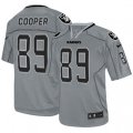 Oakland Raiders #89 Amari Cooper Elite Lights Out Grey NFL Jersey