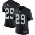 Oakland Raiders #29 Leon Hall Black Team Color Vapor Untouchable Limited Player NFL Jersey