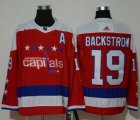 Washington Capitals #19 Nicklas Backstrom Red Alternate Authentic Stitched NHL Jersey