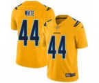 Los Angeles Chargers #44 Kyzir White Limited Gold Inverted Legend Football Jersey