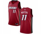 Miami Heat #11 Dion Waiters Authentic Red Basketball Jersey Statement Edition