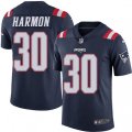 New England Patriots #30 Duron Harmon Limited Navy Blue Rush Vapor Untouchable NFL Jersey