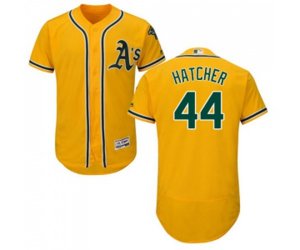 Oakland Athletics #44 Chris Hatcher Gold Alternate Flex Base Authentic Collection Baseball Jersey