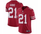 San Francisco 49ers #21 Frank Gore Red Team Color Vapor Untouchable Limited Player NFL Jersey
