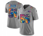 Denver Broncos #58 Von Miller Multi-Color 2020 NFL Crucial Catch NFL Jersey Greyheather