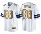 Dallas Cowboys #88 Dez Bryant White 2016 Christmas Gold NFL Game Edition Jersey