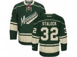 Minnesota Wild #32 Alex Stalock Premier Green Third NHL Jersey