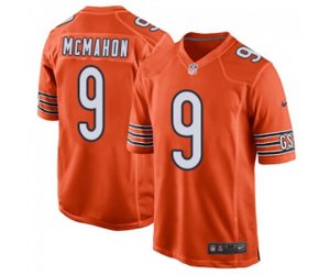 Chicago Bears #9 Jim McMahon Game Orange Alternate Football Jersey