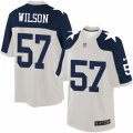 Dallas Cowboys #57 Damien Wilson Limited White Throwback Alternate NFL Jersey