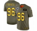 Oakland Raiders #96 Clelin Ferrell Olive Gold 2019 Salute to Service Limited Football Jersey