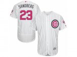 Chicago Cubs #23 Ryne Sandberg Authentic White Fashion Flex Base MLB Jersey