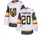 Vegas Golden Knights #20 Paul Thompson Authentic White Away NHL Jersey