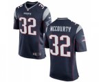 New England Patriots #32 Devin McCourty Game Navy Blue Team Color Football Jersey