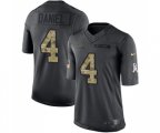 Chicago Bears #4 Chase Daniel Limited Black 2016 Salute to Service Football Jersey