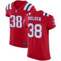 New England Patriots #38 Brandon Bolden Red Alternate Vapor Untouchable Elite Player NFL Jersey