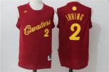 Cleveland Cavaliers #2 Kyrie Irving adidas Burgundy Red 2016 Christmas Day Stitched NBA Swingman Jersey