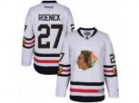 Chicago Blackhawks #27 Jeremy Roenick Authentic White 2017 Winter Classic NHL Jersey