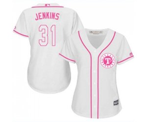 Women\'s Texas Rangers #31 Ferguson Jenkins Replica White Fashion Cool Base Baseball Jersey