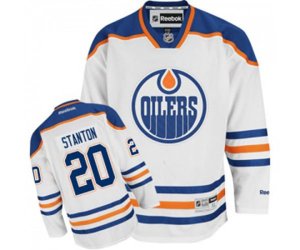 Edmonton Oilers #20 Ryan Stanton Authentic White Away NHL Jersey
