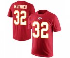 Kansas City Chiefs #32 Tyrann Mathieu Red Rush Pride Name & Number T-Shirt