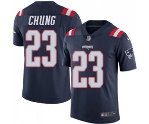 New England Patriots #23 Patrick Chung Limited Navy Blue Rush Vapor Untouchable Football Jersey